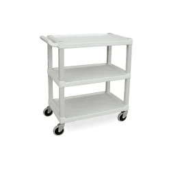Plastic Utility Cart with 3 Shelves