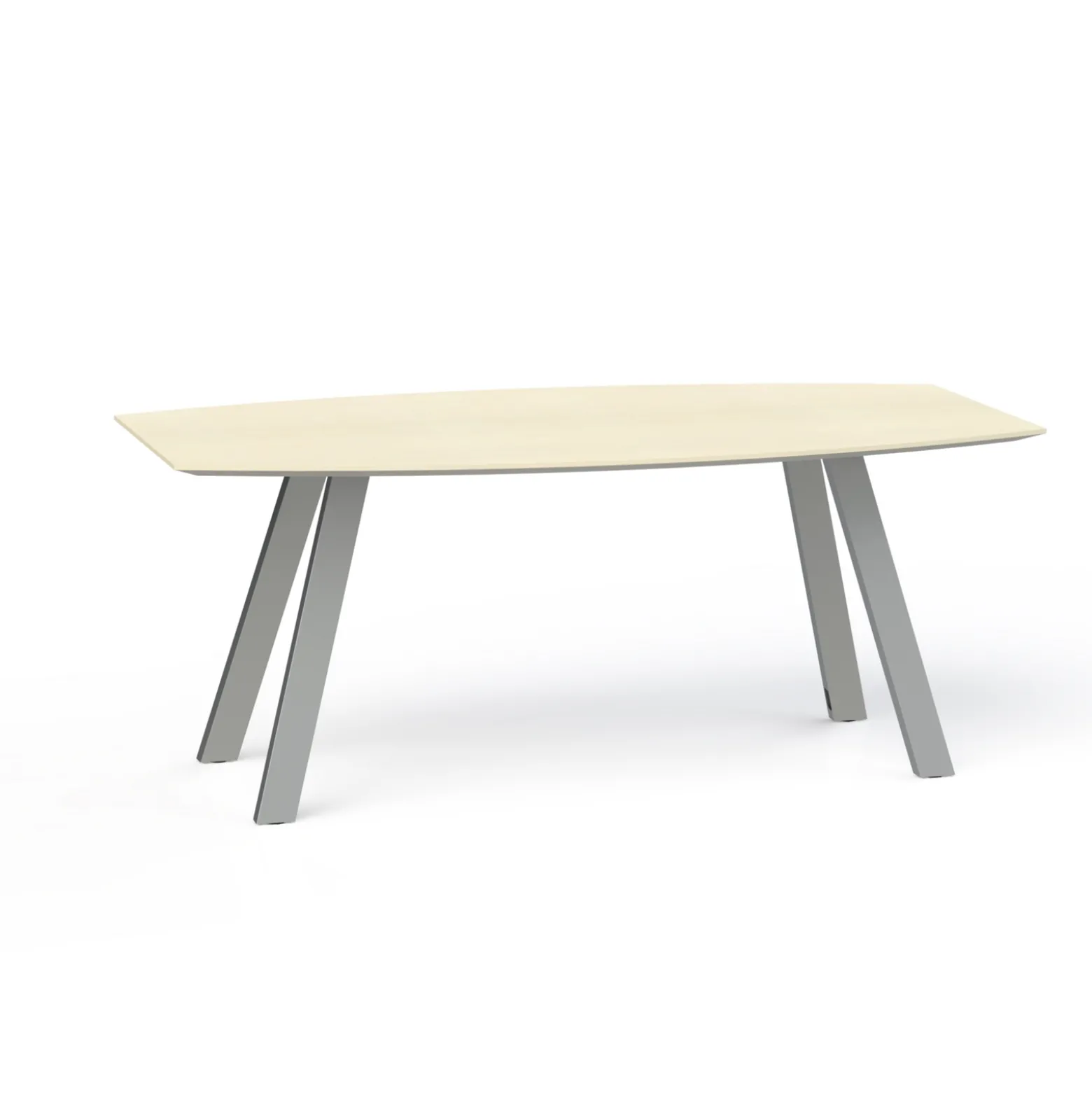 Plateaux Boat Shaped Conference Table with Knife Edge - 72W x 36D