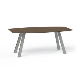 Plateaux Boat Shaped Conference Table with Knife Edge - 72W x 36D