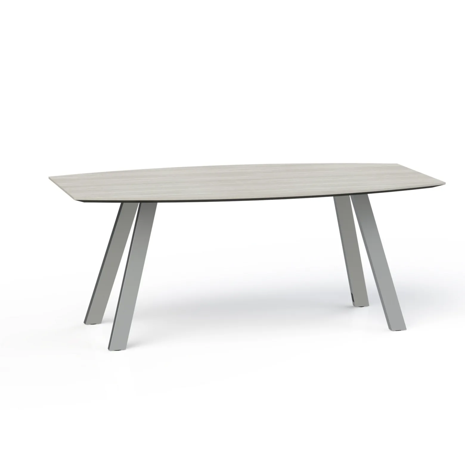 Plateaux Boat Shaped Conference Table with Knife Edge - 72W x 36D
