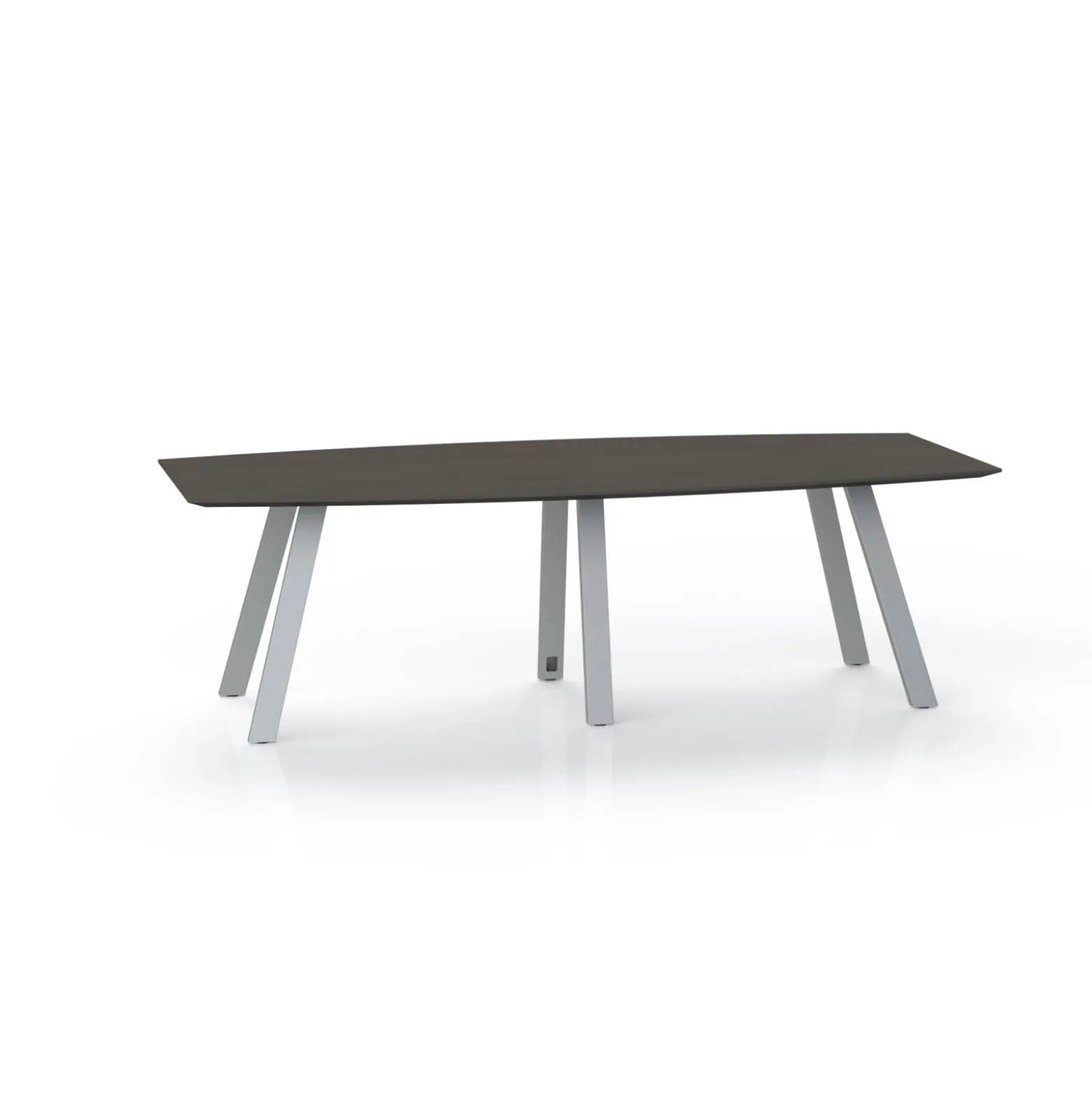 Plateaux Boat Shaped Conference Table with Knife Edge - 96W x 48D