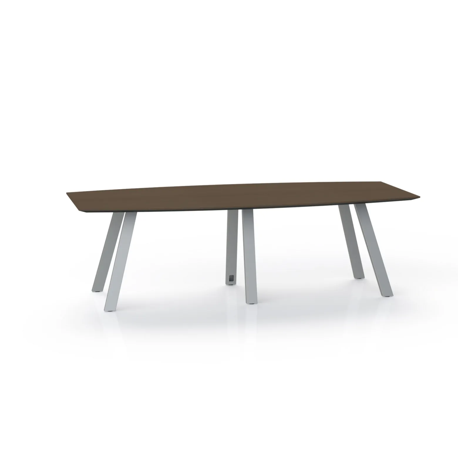 Plateaux Boat Shaped Conference Table with Knife Edge - 96W x 48D