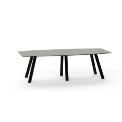 Plateaux Boat Shaped Conference Table with Knife Edge - 96W x 48D