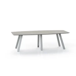 Plateaux Boat Shaped Conference Table with Knife Edge - 96W x 48D