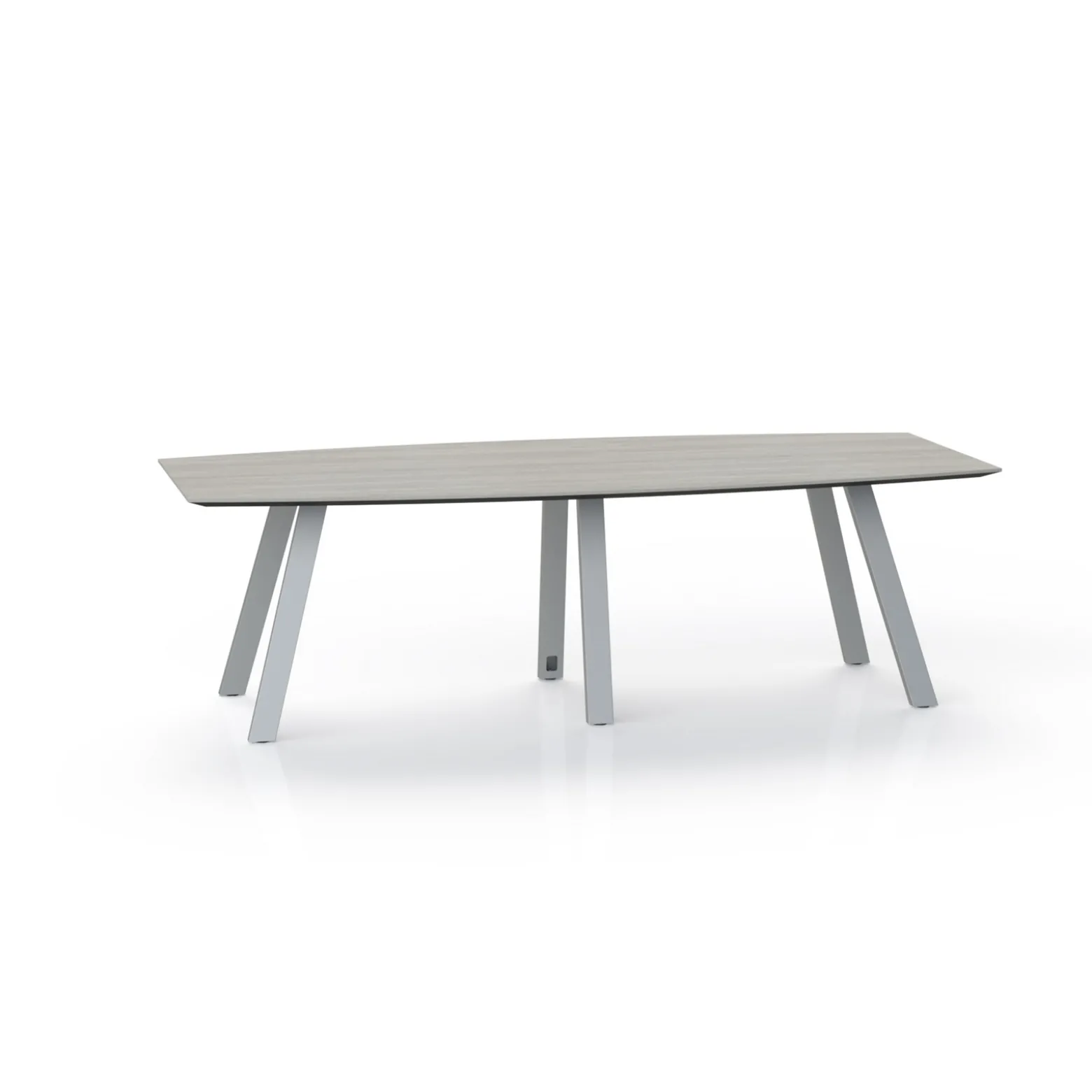 Plateaux Boat Shaped Conference Table with Knife Edge - 96W x 48D