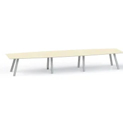 Plateaux Boat Shaped Conference Table with Knife Edge - 192W x 48D