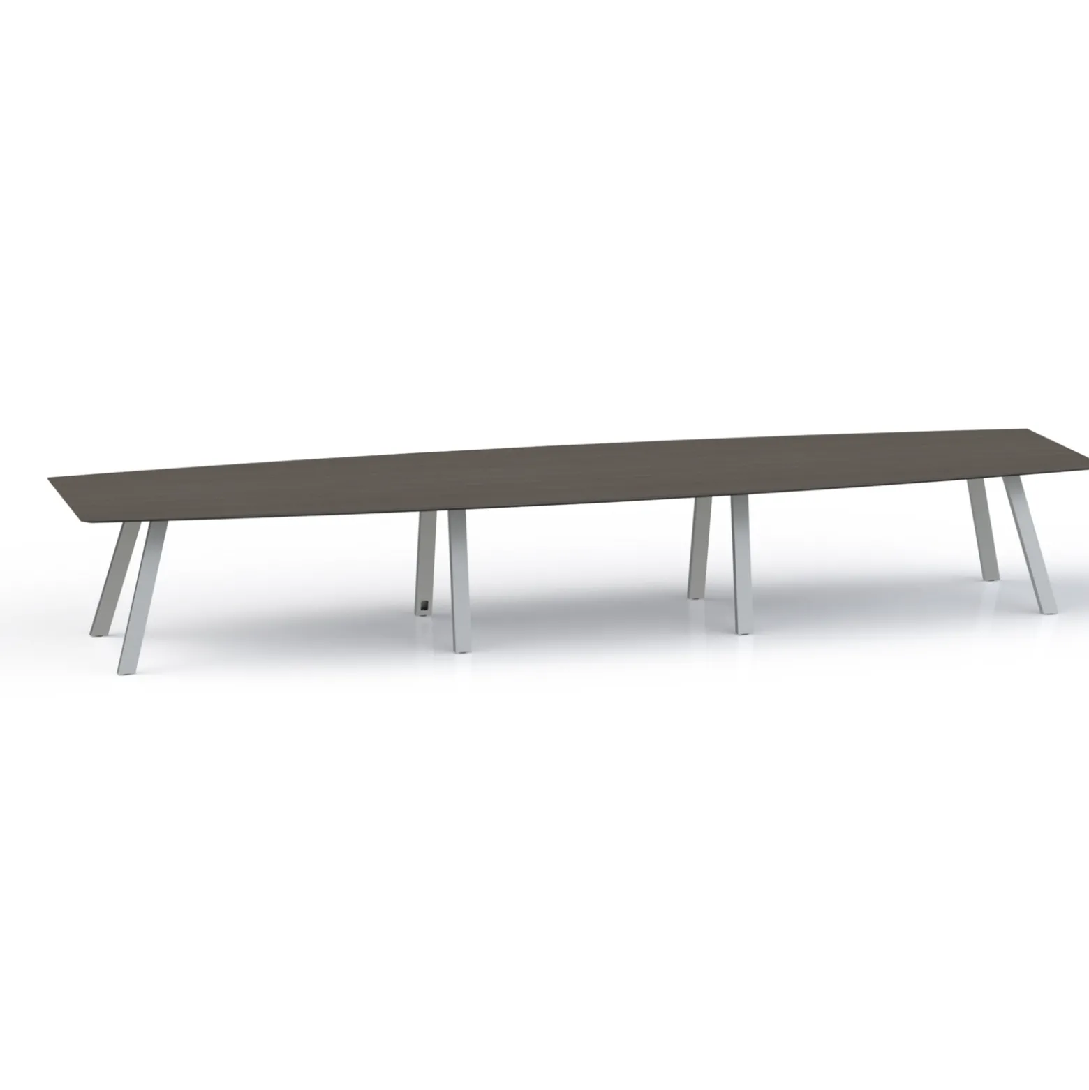 Plateaux Boat Shaped Conference Table with Knife Edge - 192W x 48D