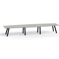 Plateaux Boat Shaped Conference Table with Knife Edge - 192W x 48D