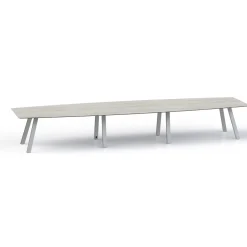 Plateaux Boat Shaped Conference Table with Knife Edge - 192W x 48D