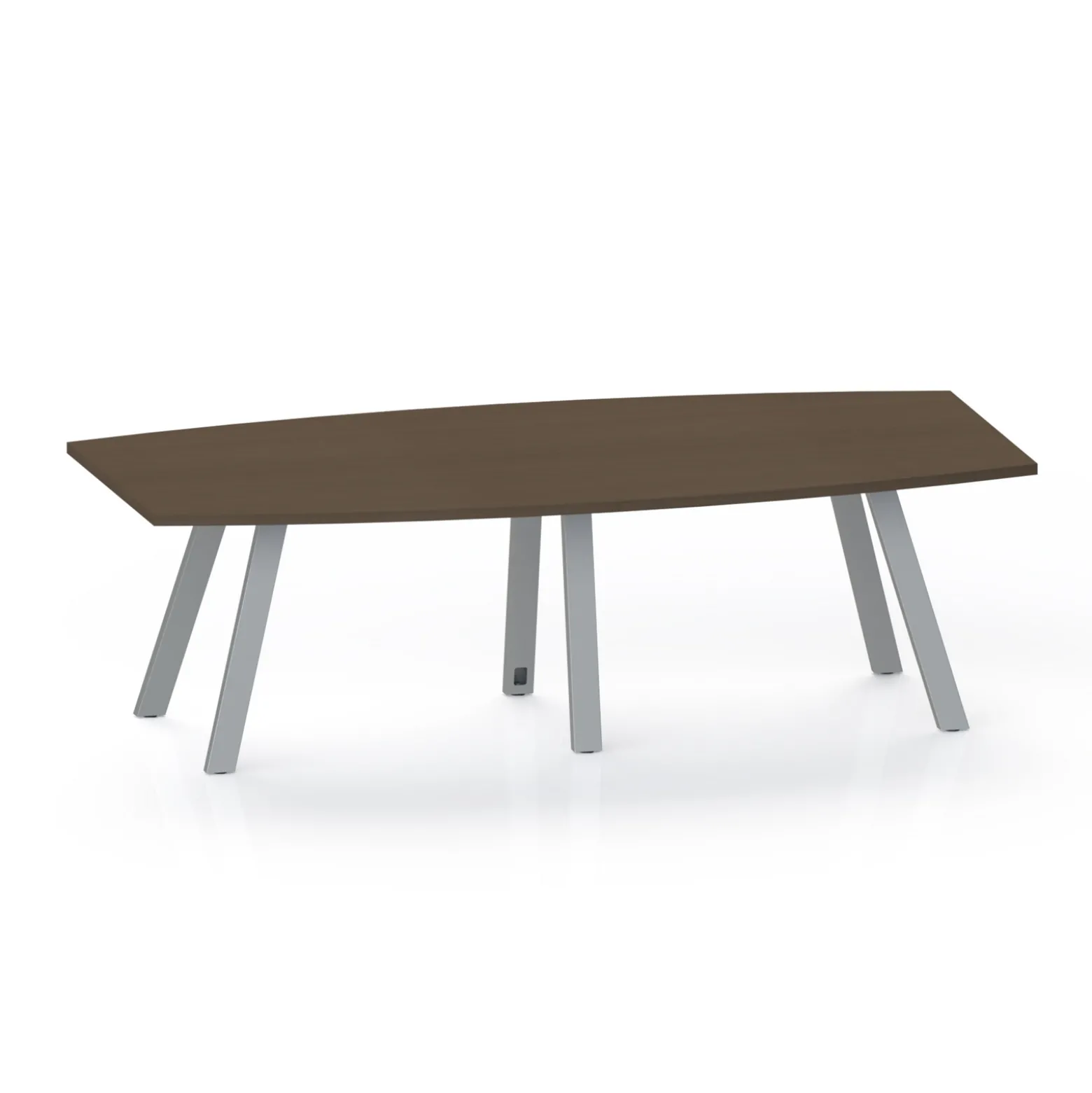 Plateaux Boat Shaped Conference Table with 3MM Edge - 96W x 48D