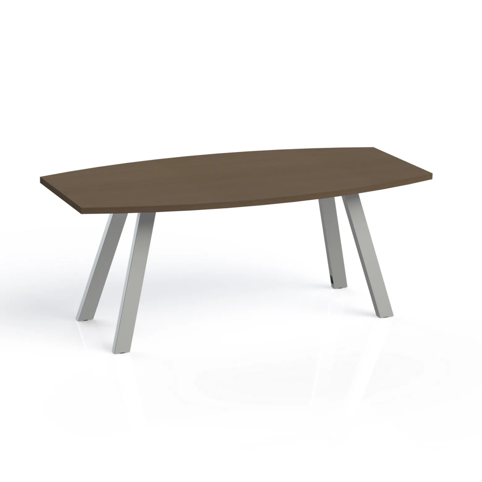 Plateaux Boat Shaped Conference Table with 3MM Edge - 72W x 36D