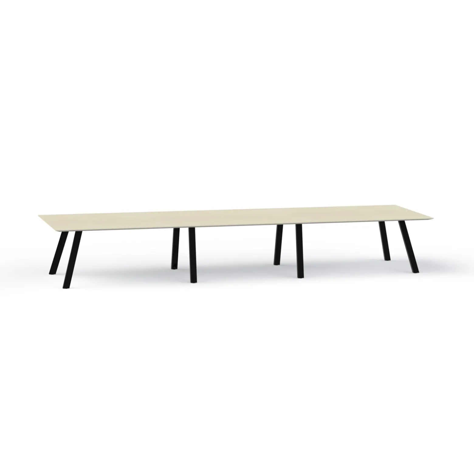 Plateaux Rectangular Conference Table with Knife Edge - 192W x 48D