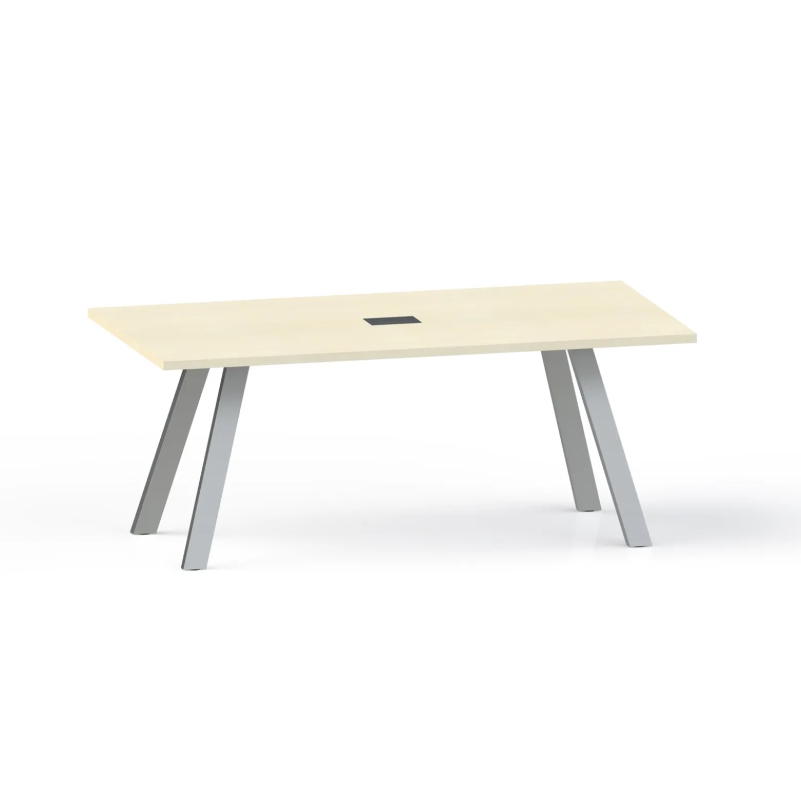 Plateaux Rectangular Conference Table with 3MM Edge - 96W x 48D