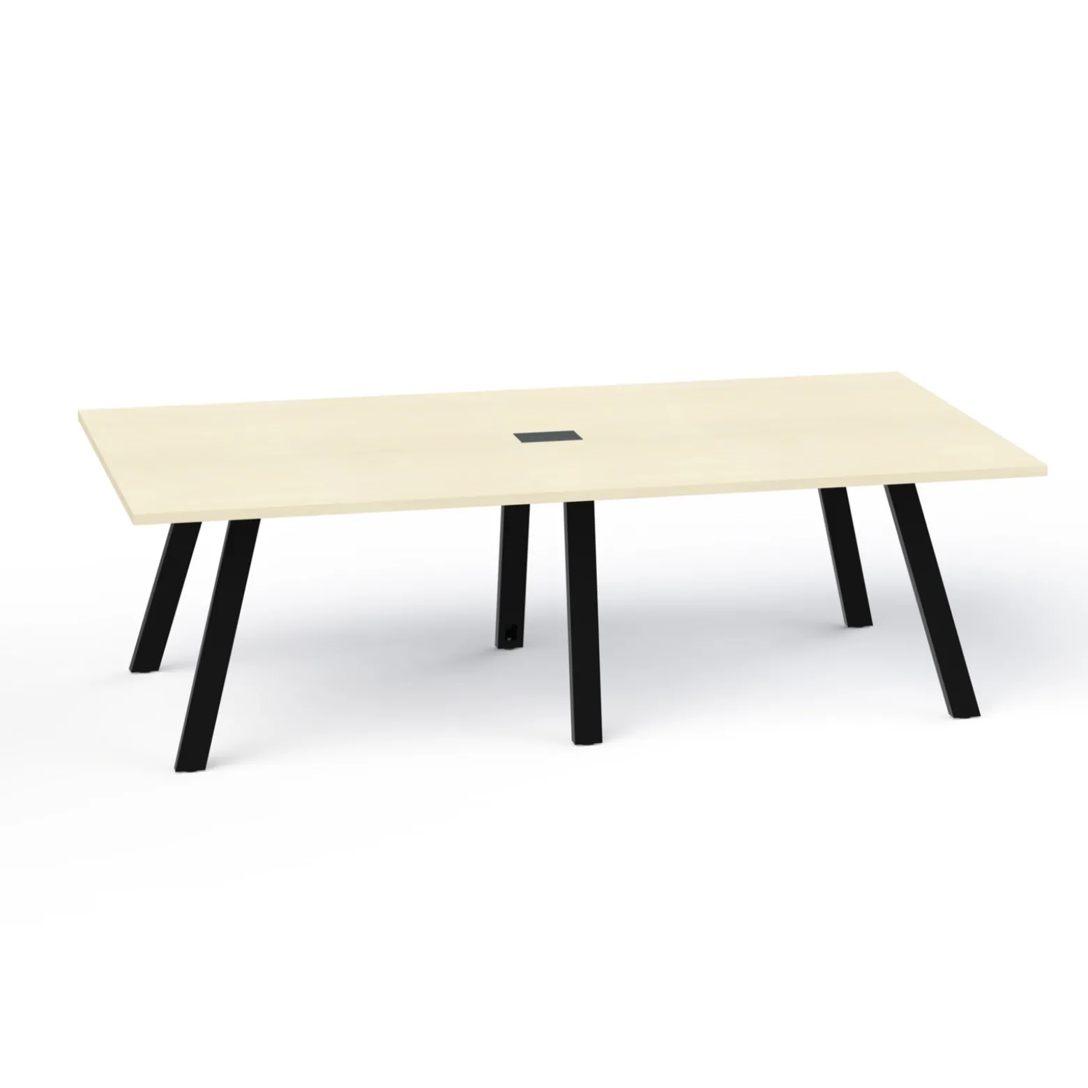 Plateaux Rectangular Conference Table with 3MM Edge - 144W x 48D