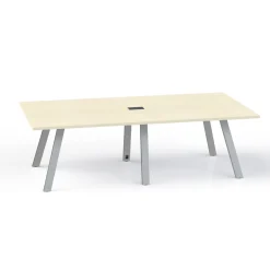Plateaux Rectangular Conference Table with 3MM Edge - 144W x 48D