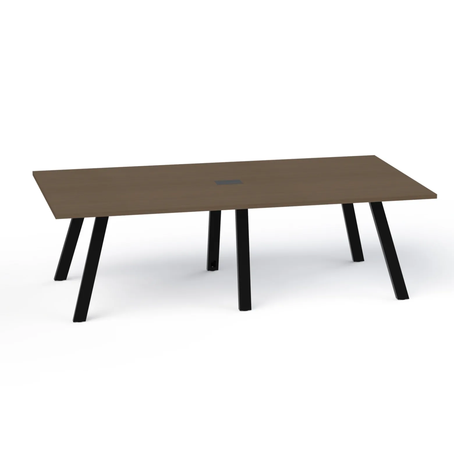 Plateaux Rectangular Conference Table with 3MM Edge - 144W x 48D
