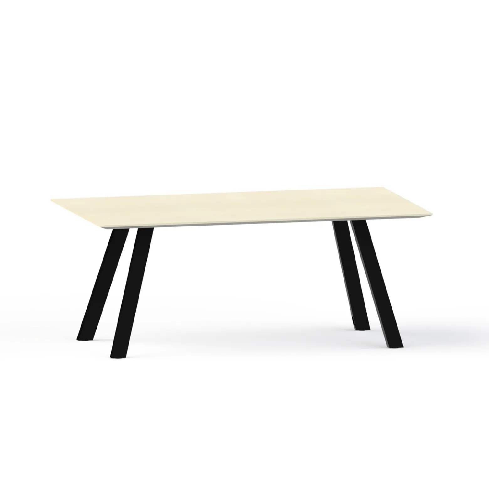 Plateaux Rectangular Conference Table with Knife Edge - 72"W x 36"D
