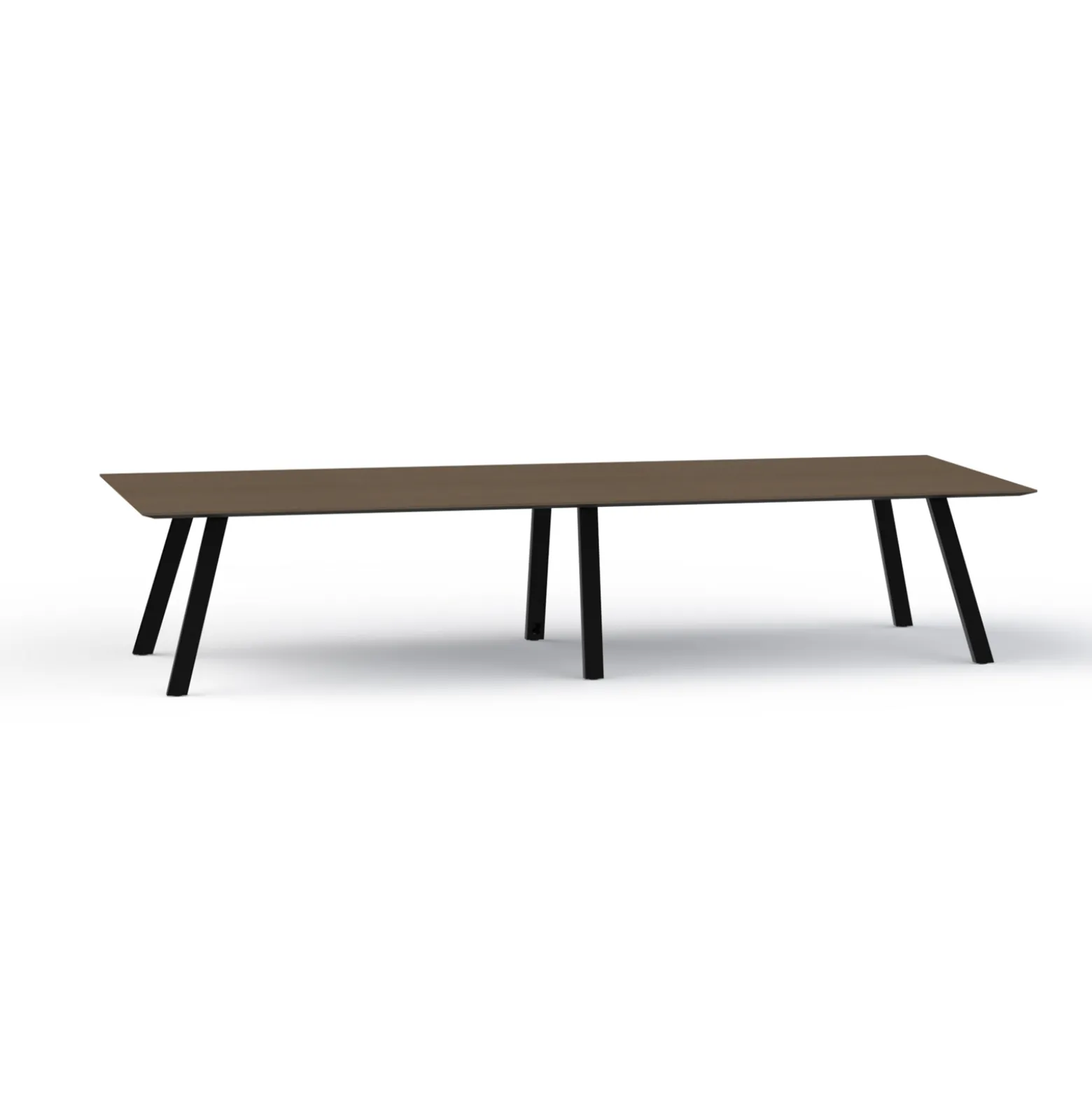 Plateaux Rectangular Conference Table with Knife Edge - 144W x 48D