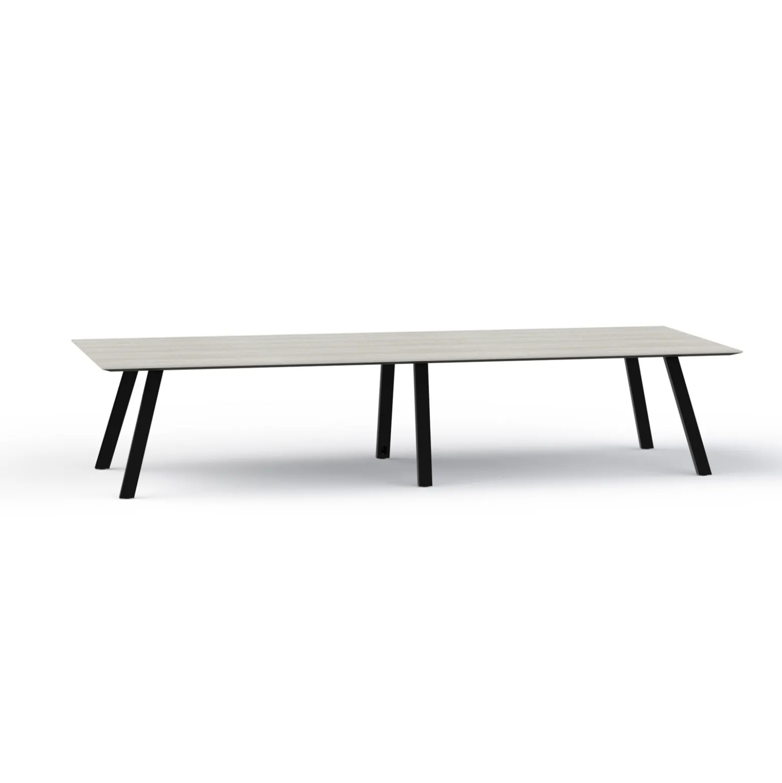 Plateaux Rectangular Conference Table with Knife Edge - 144W x 48D