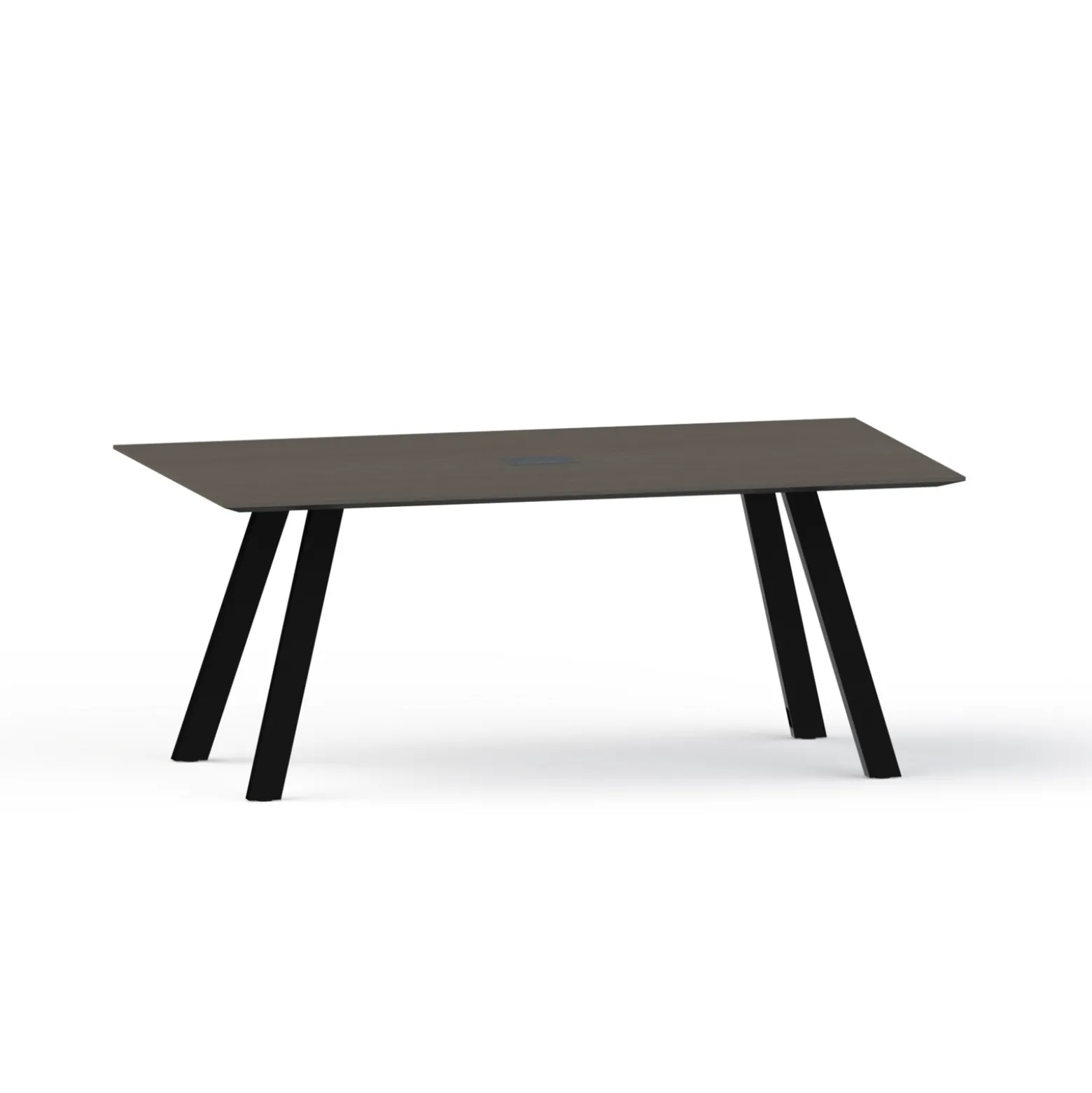 Plateaux Rectangular Powered Conference Table with Knife Edge - 72W x 36D