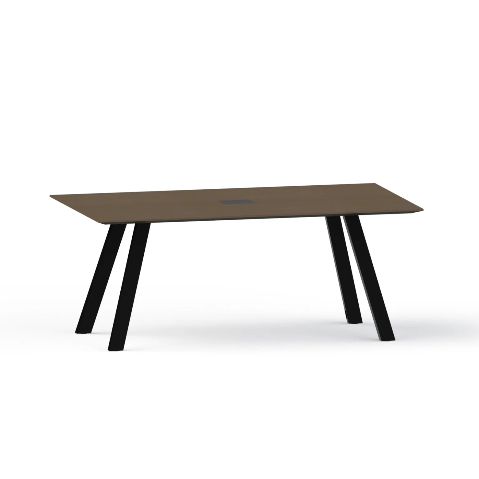 Plateaux Rectangular Powered Conference Table with Knife Edge - 72W x 36D