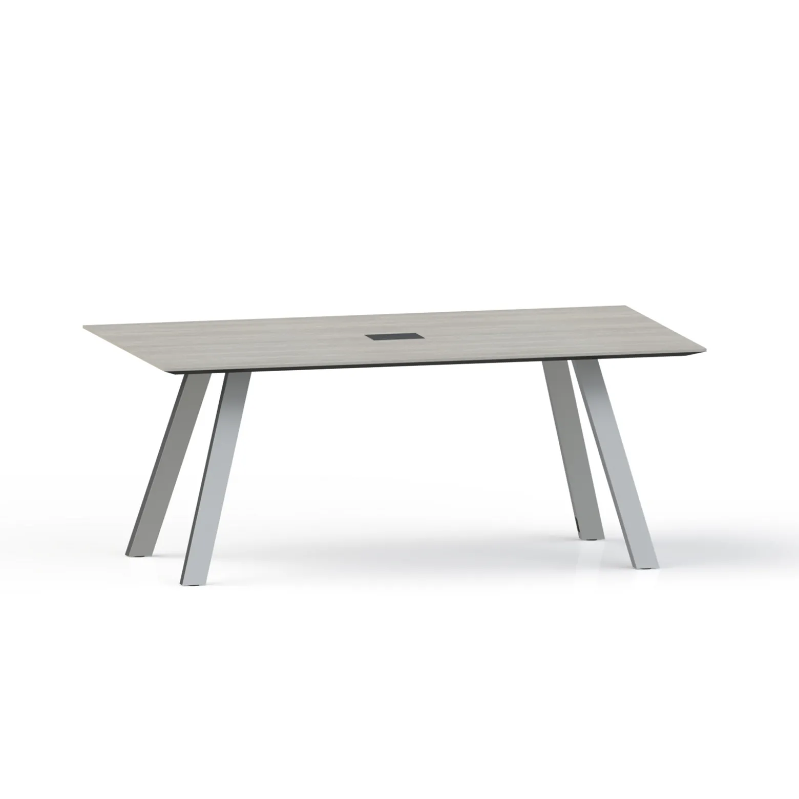 Plateaux Rectangular Powered Conference Table with Knife Edge - 72W x 36D