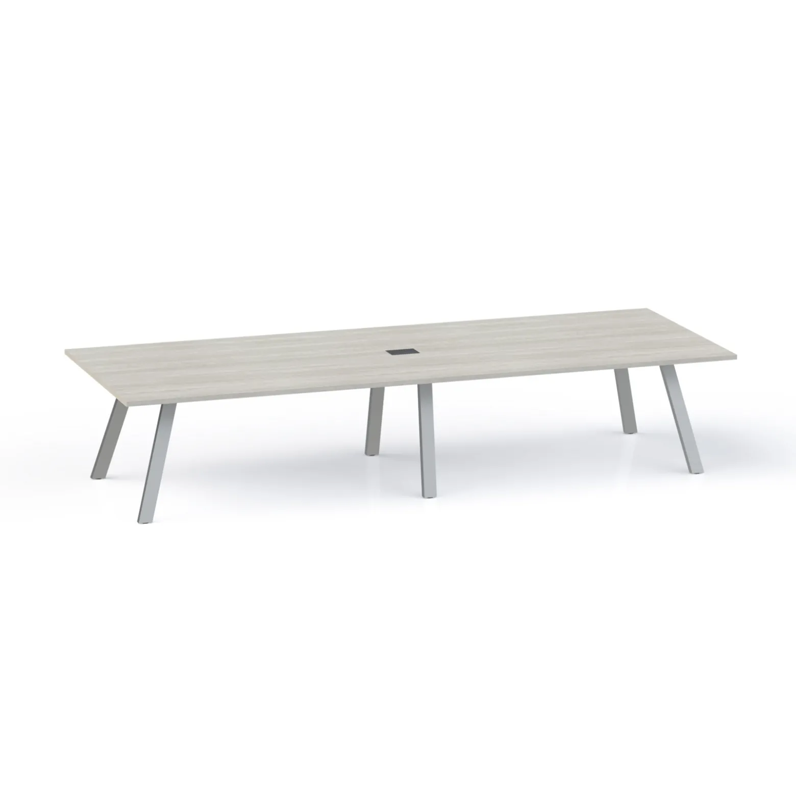 Plateaux Rectangular Powered Conference Table with 3MM Edge - 120W x 48D