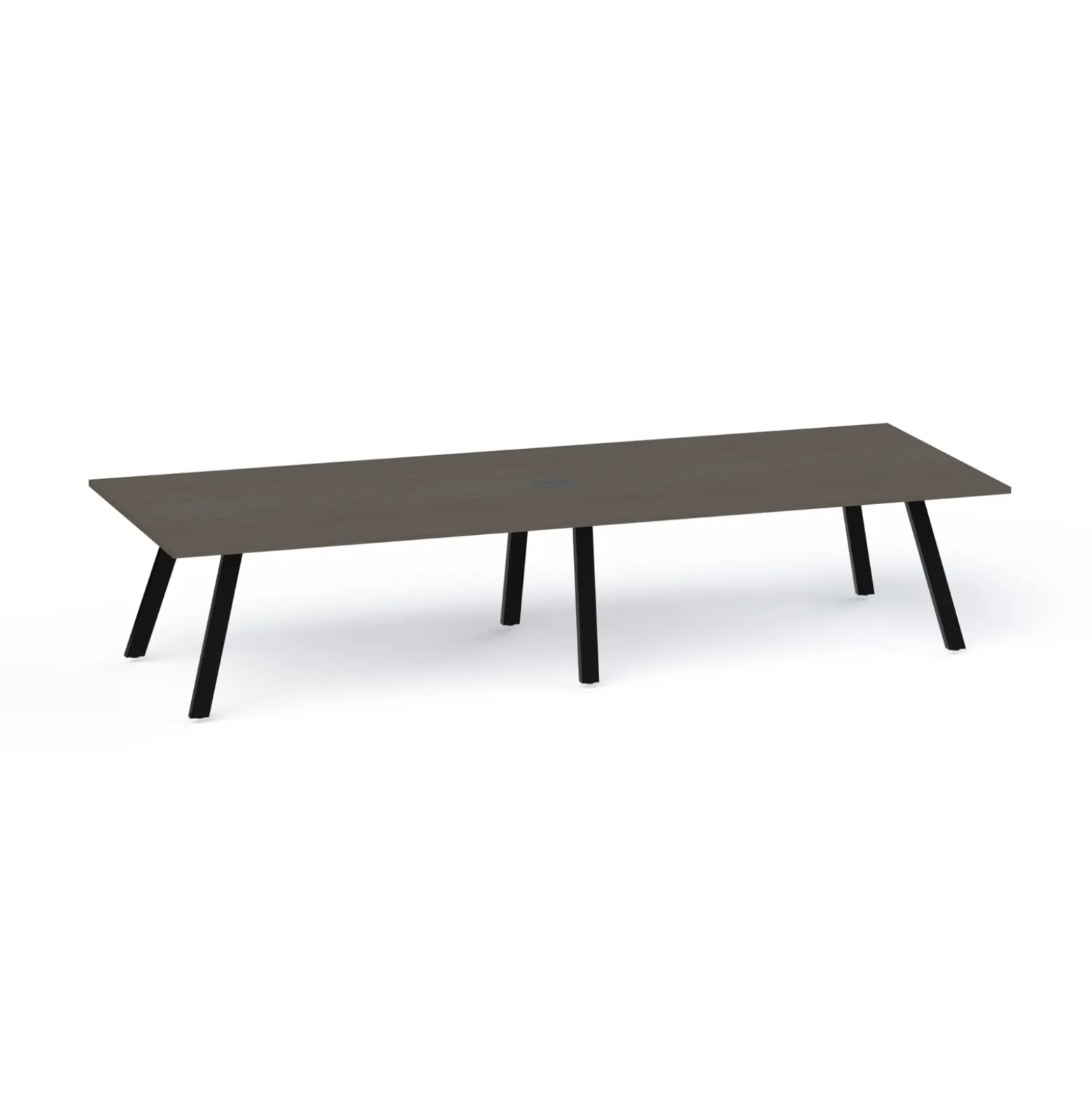 Plateaux Rectangular Powered Conference Table with 3MM Edge - 120W x 48D