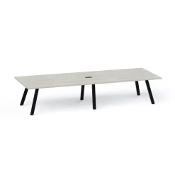 Plateaux Rectangular Powered Conference Table with 3MM Edge - 120W x 48D