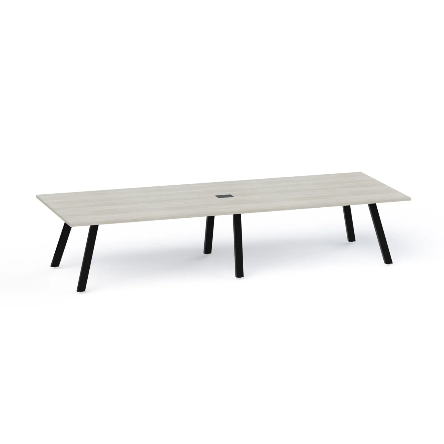 Plateaux Rectangular Powered Conference Table with 3MM Edge - 120W x 48D