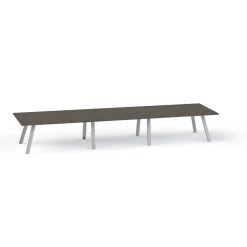 Plateaux Rectangular Powered Conference Table with 3MM Edge - 192W x 48D