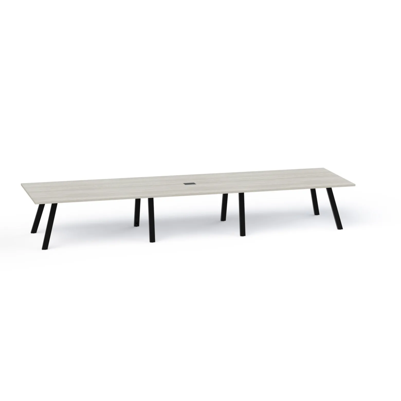 Plateaux Rectangular Powered Conference Table with 3MM Edge - 192W x 48D