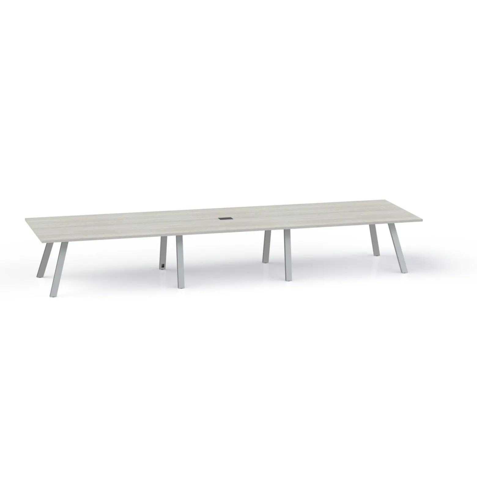 Plateaux Rectangular Powered Conference Table with 3MM Edge - 192W x 48D