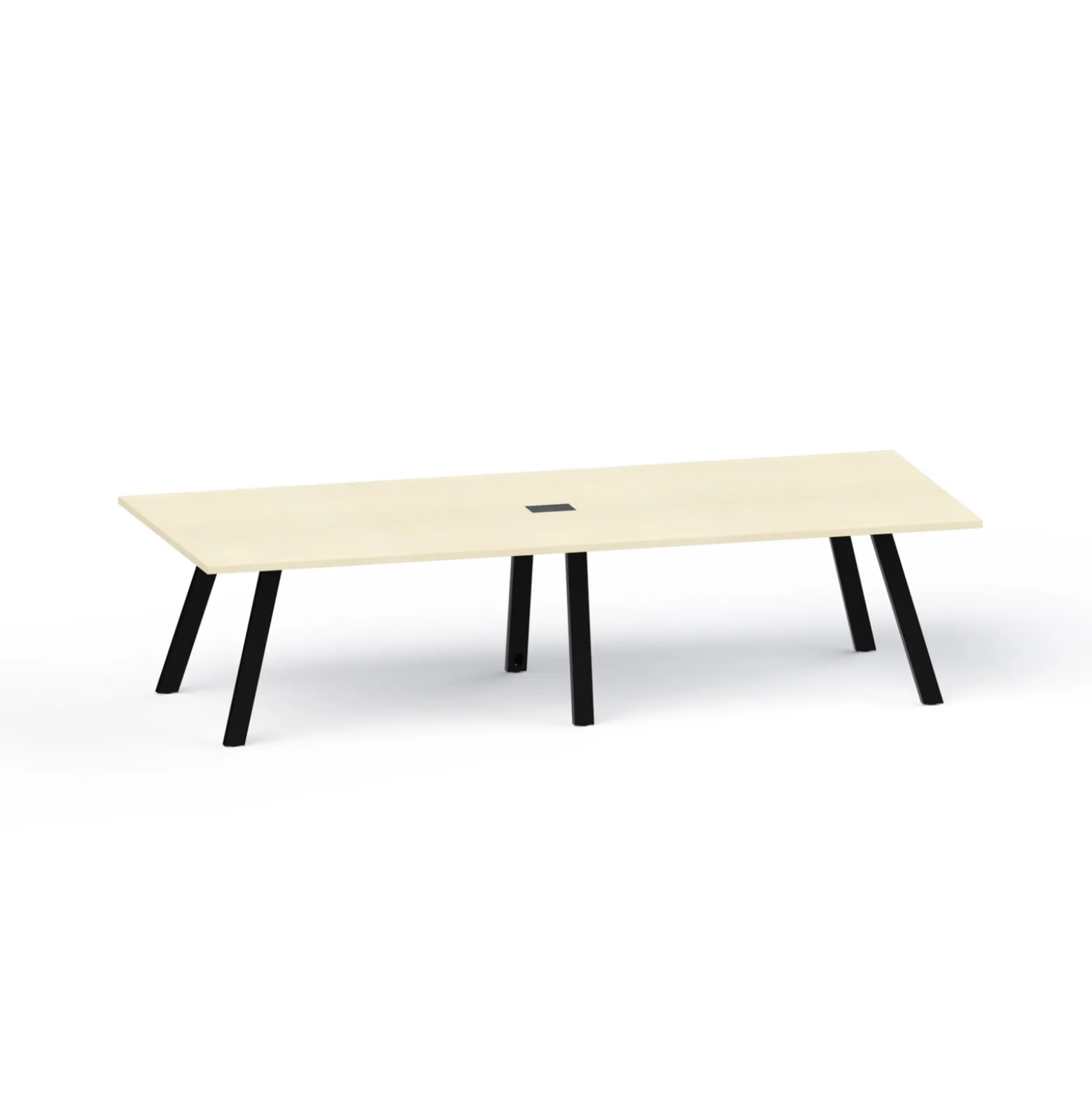 Plateaux Rectangular Powered Conference Table with 3MM Edge - 72W x 36D