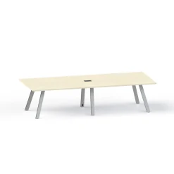 Plateaux Rectangular Powered Conference Table with 3MM Edge - 72W x 36D