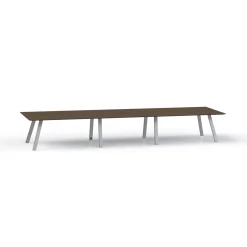 Plateaux Rectangular Powered Conference Table with Knife Edge - 192W x 48D