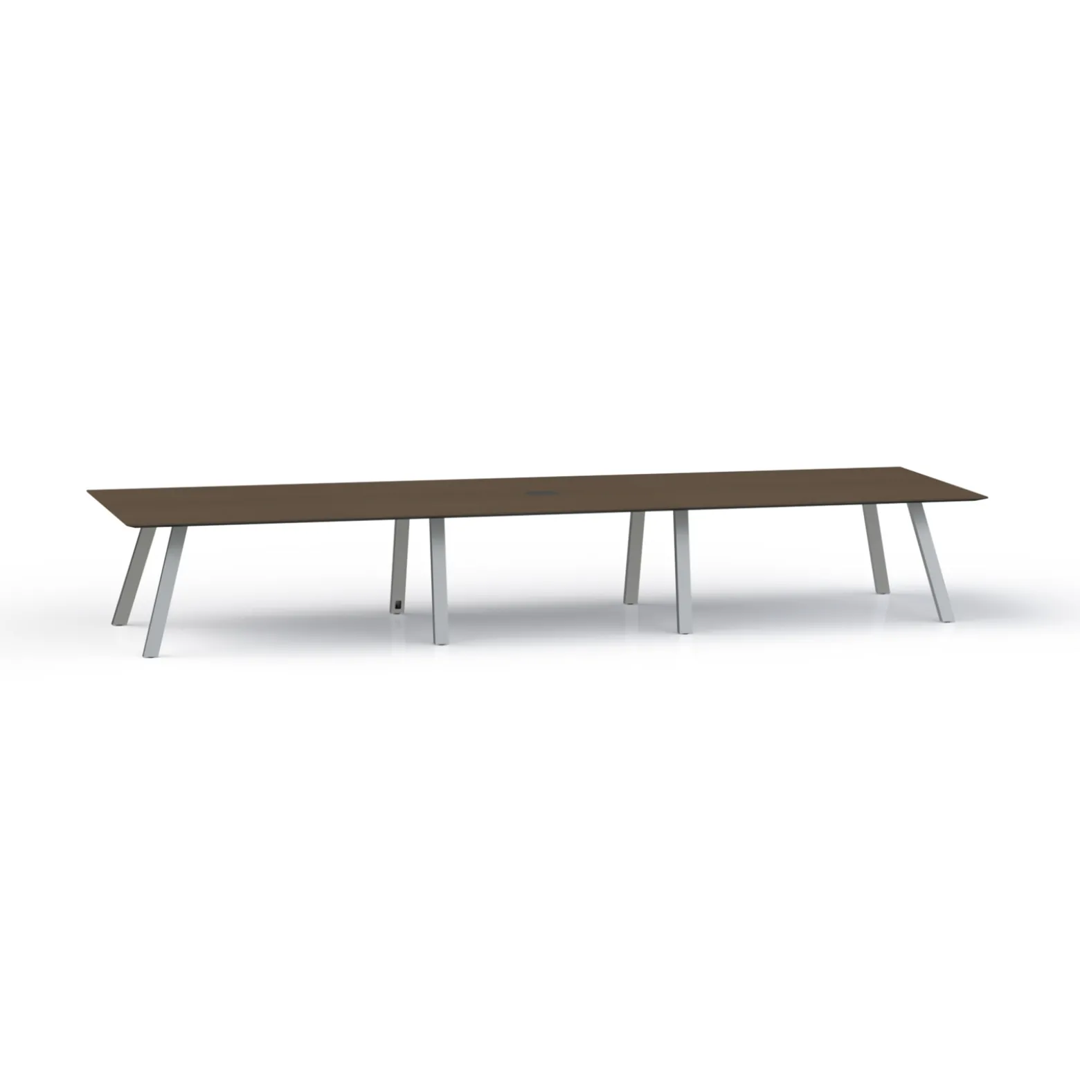 Plateaux Rectangular Powered Conference Table with Knife Edge - 192W x 48D