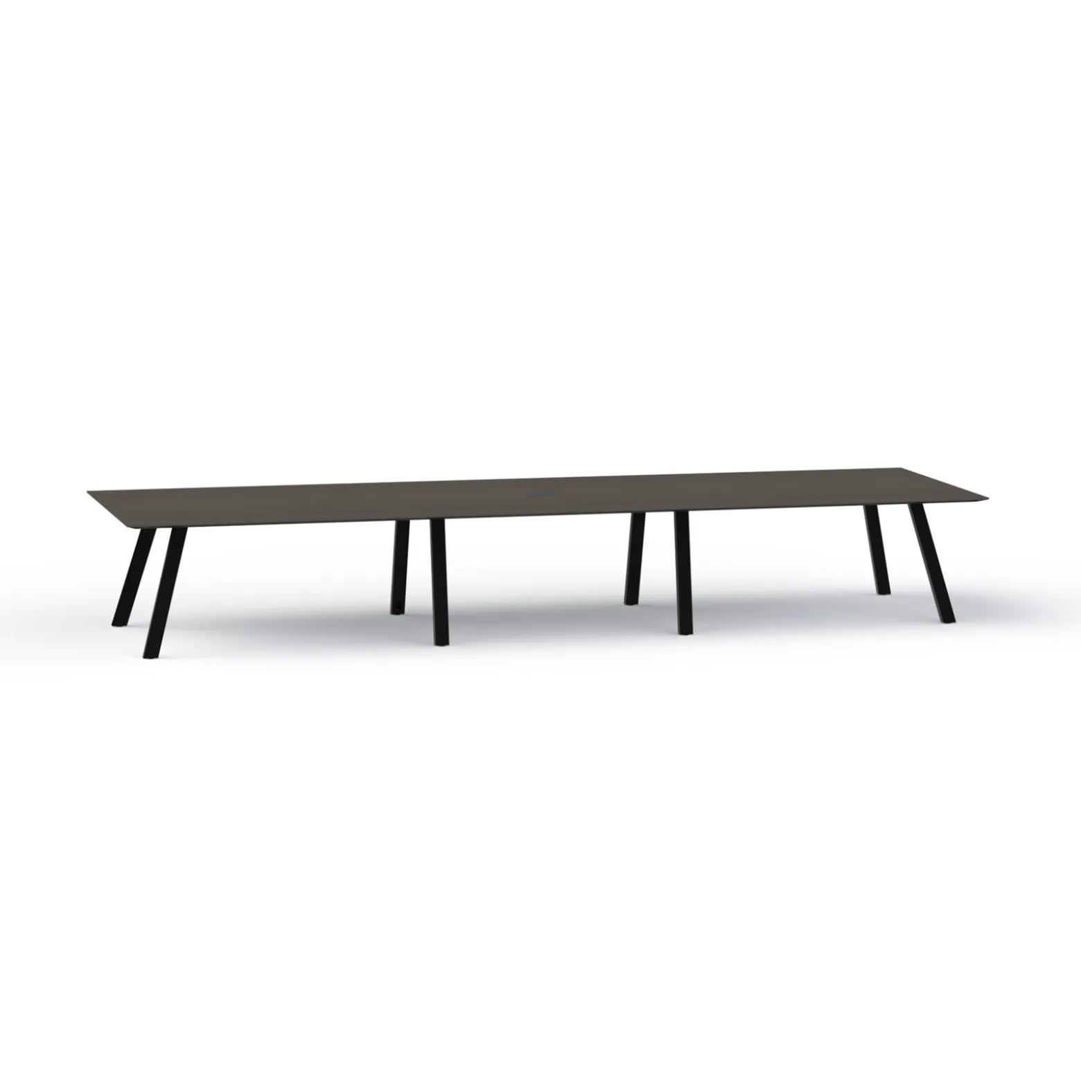 Plateaux Rectangular Powered Conference Table with Knife Edge - 192W x 48D
