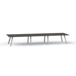 Plateaux Rectangular Powered Conference Table with Knife Edge - 192W x 48D