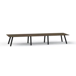 Plateaux Rectangular Powered Conference Table with Knife Edge - 192W x 48D