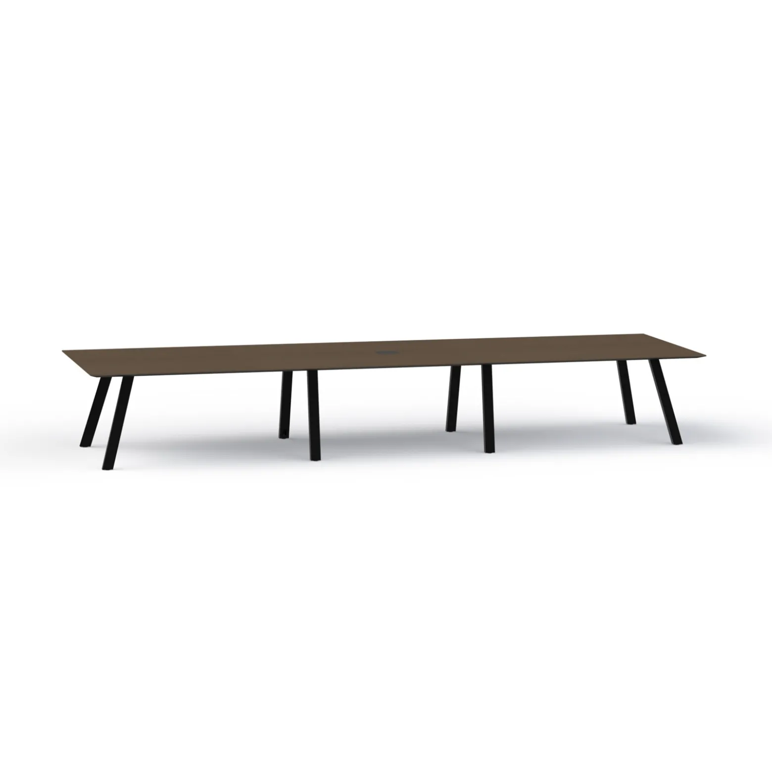 Plateaux Rectangular Powered Conference Table with Knife Edge - 192W x 48D