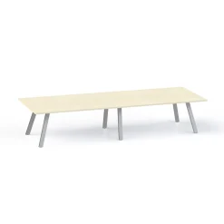 Plateaux Rectangular Powered Conference Table with 3MM Edge - 96W x 48D