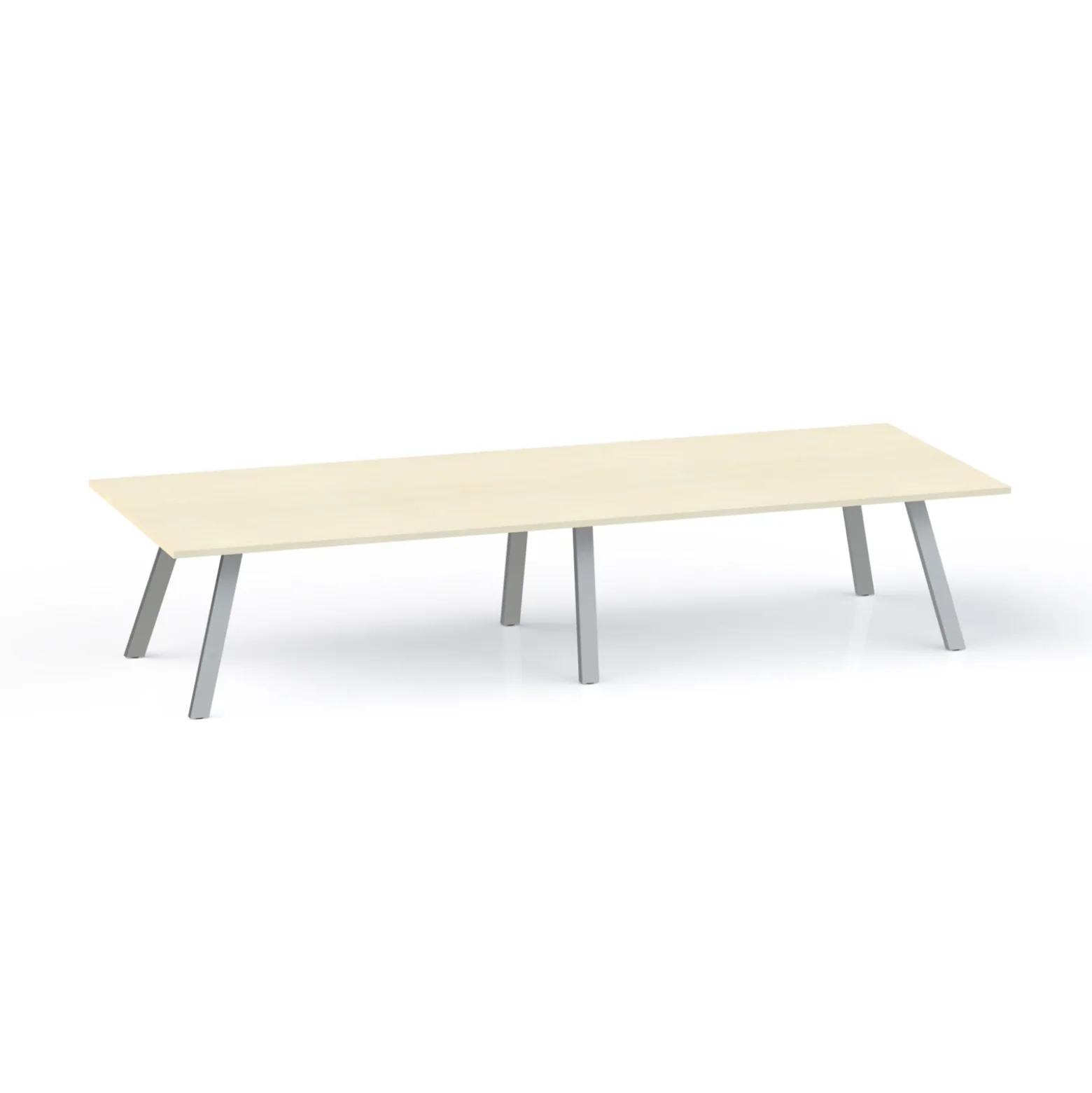 Plateaux Rectangular Powered Conference Table with 3MM Edge - 96W x 48D