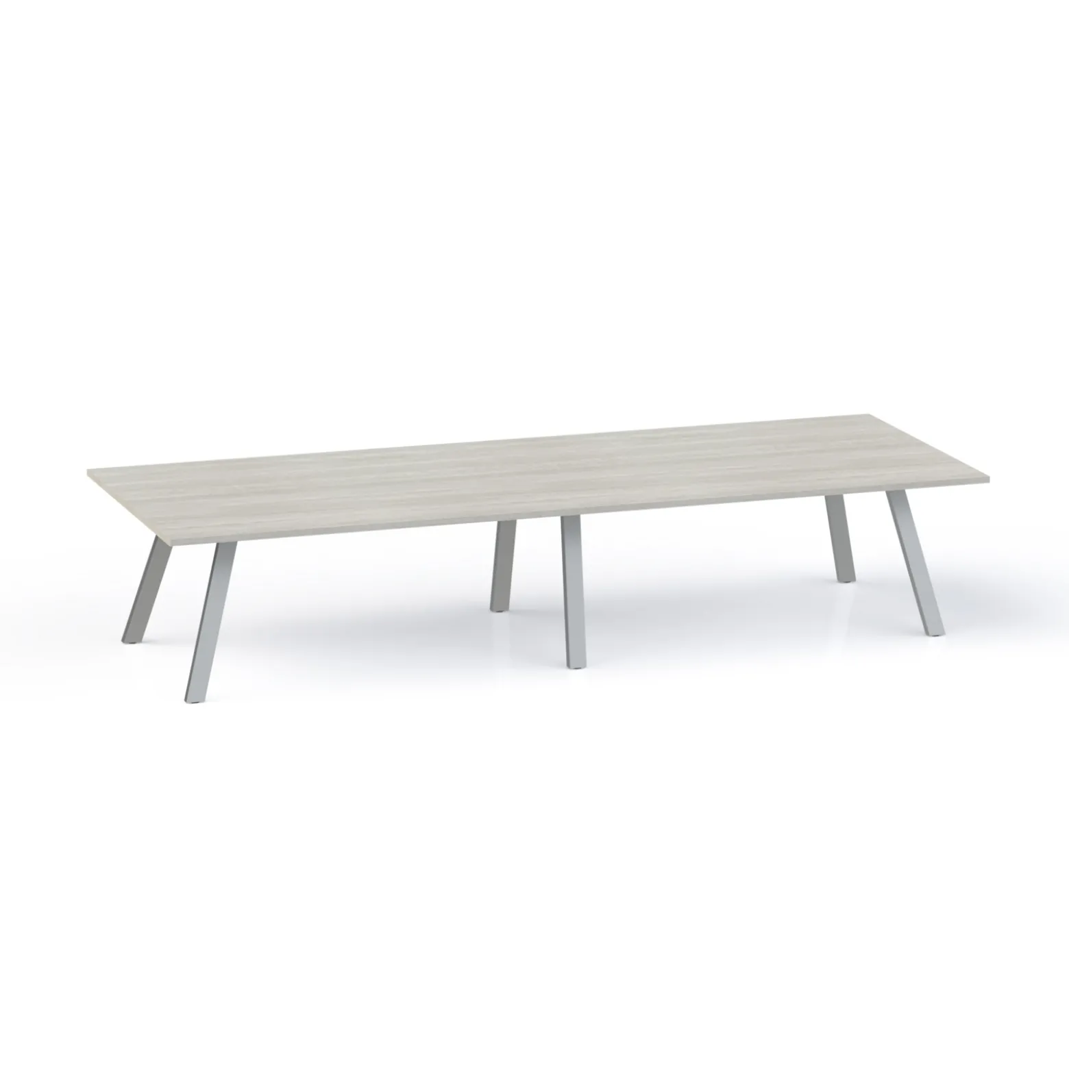 Plateaux Rectangular Powered Conference Table with 3MM Edge - 96W x 48D