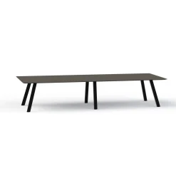 Plateaux Rectangular Powered Conference Table with Knife Edge - 144W x 48D