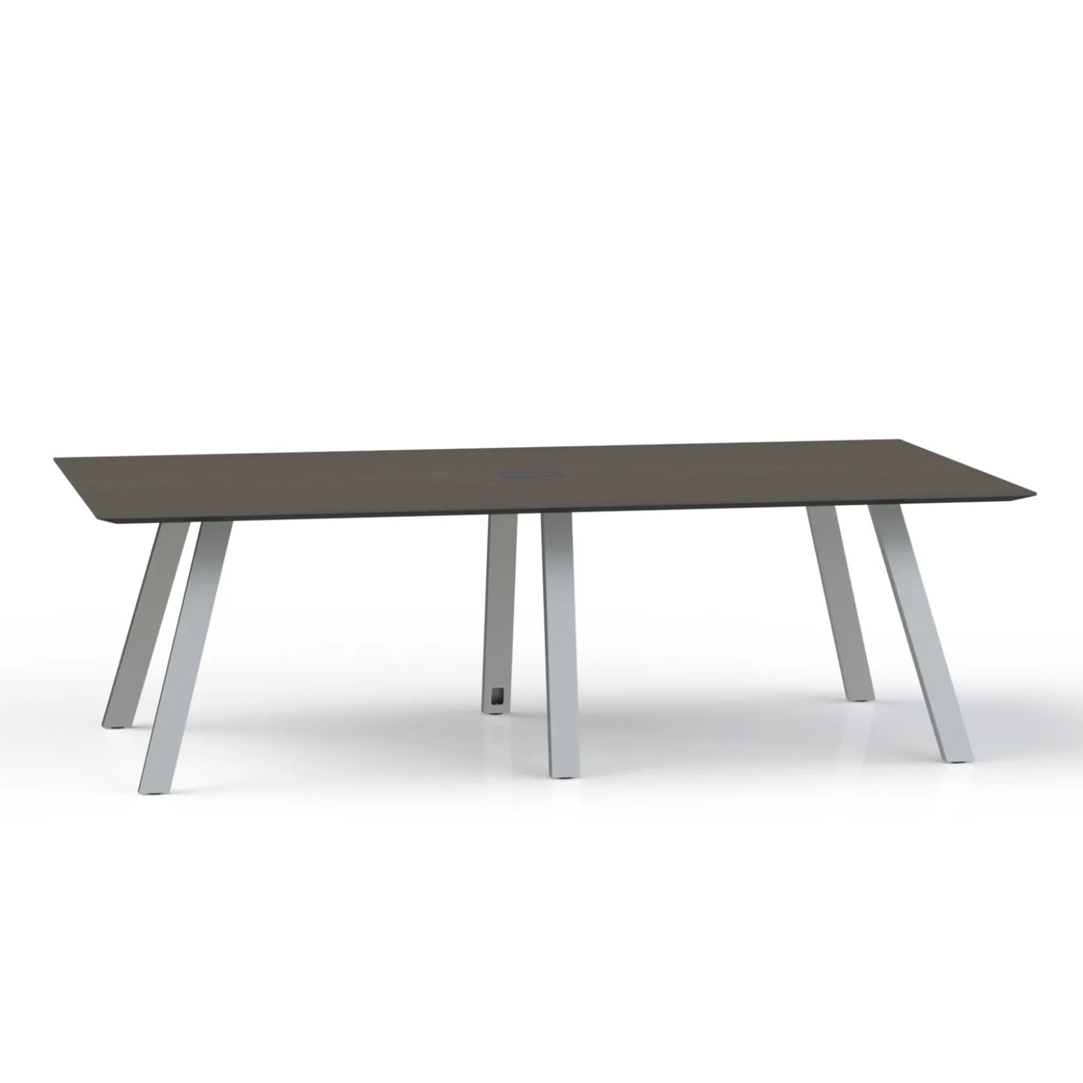 Plateaux Rectangular Powered Conference Table with Knife Edge - 96W x 48D