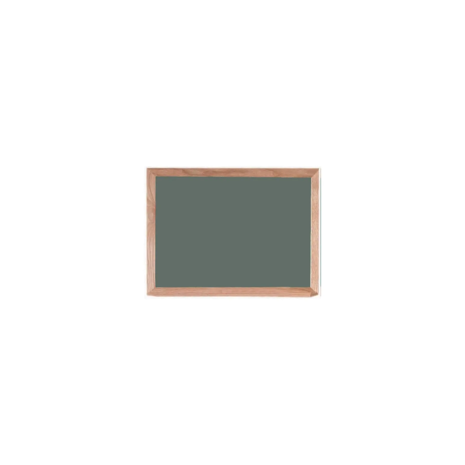 Porcelain Chalkboard with Oak Frame 24"x18"