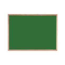 Porcelain Chalkboard with Oak Frame 48