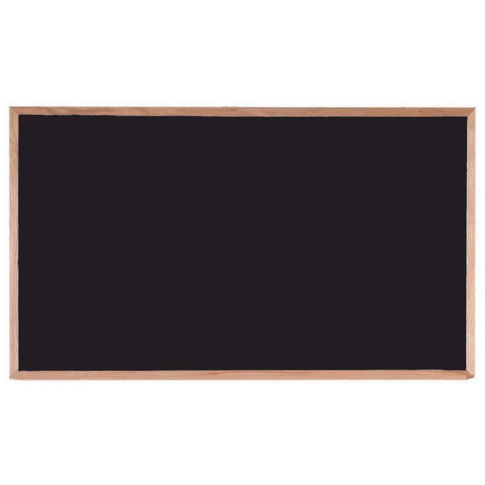 Porcelain Chalkboard with Oak Frame 60"x36"