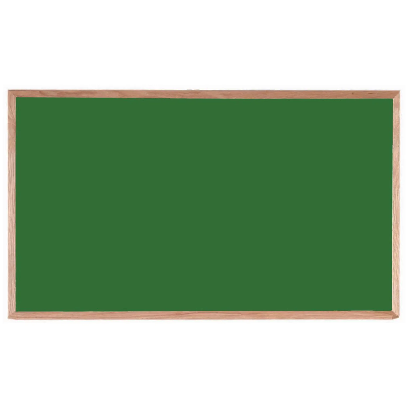 Porcelain Chalkboard with Oak Frame 60"x36"